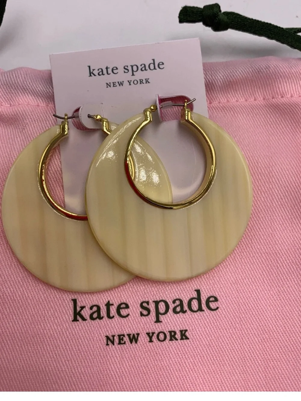 Kate Spade New York Women's On The Dot Hoop Earrings